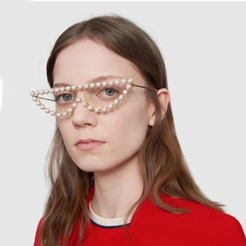 Moda Diamond Frame Ochi de Pisica ochelari de Soare pentru Femei Brand de Lux de Epocă Triunghi Nuante Stras ochelari de Soare Pentru Femei de Metal UV400