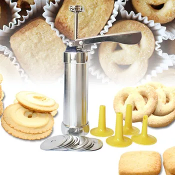 Cookie extruder Mașină de Presă Biscuit Filtru de Luare de Tort de Decorare Set