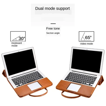 Caz pentru MacBook Pro 13 Multi-utilizare Calculator PU Geanta Notebook inch Geanta de Laptop pentru Mac Book Air 13 din Piele PU 12,13.3,15.4 inch Unisex