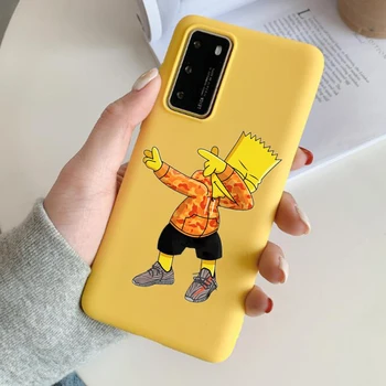 Homer J. Simpson Amuzant Bart Simpson Coque Desene animate Caz de Telefon Pentru Samsung Galaxy A50 A70 S20 S10 A51 A71 S20 S9 PLUS Moale TPU Caz