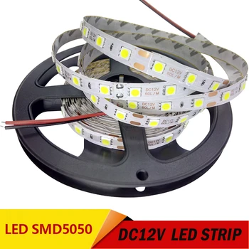 Iluminacion benzi cu led-uri lampa rgb 5050 bandă diodă led strip fita de 12v smd tiras neon 5m decor de crăciun