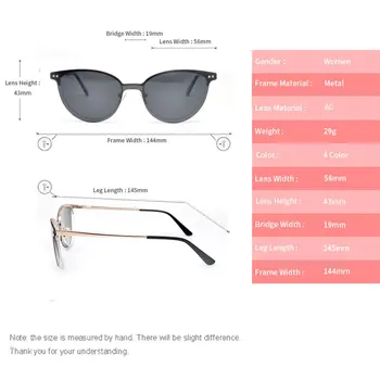 LUCIDIE 2021 Moda ochelari de Soare Femei Vintage din Metal Clasic de Epocă Ochelari de Soare Femei UV400 Clip Magnetic de Conducere Ochelari de vedere
