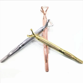 Spranceana Manual Pen Microblading Mașină de Tatuaj Pentru Machiaj Permanent 3D Sprancene Buze Broderie Munsu Tebori Cu Cristal de Diamant