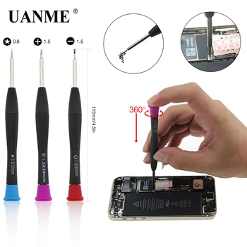 UANME 46 în 1 Șurubelniță Torx Telefon mobil, Instrumentul de Reparare Set Scule de Mână pentru IPhone Telefon Mobil Xiaomi Tablet PC Jucărie Mică Kit