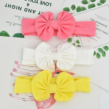 3 Buc/Set Bowknot Copilul Bandana Print Floral Fetita Benzi Dot Arcuri Nou-Născut Copii Turban Haarband Copil Accesorii De Par
