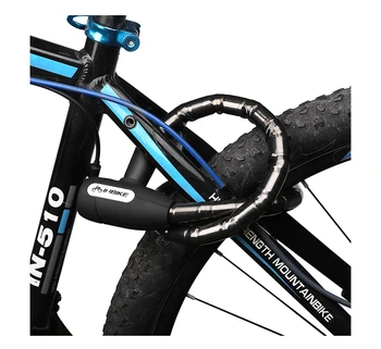 INBIKE Biciclete MTB Cablu de Blocare 0,85 m rezistent la apa Anti-furt Blocare Biciclete cu 3 Chei Accesorii Ciclism