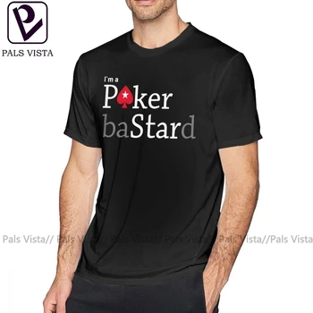 Poker Tricou Pokerstar Tricou Amuzant 6xl Tricou Bumbac Imprimare Mens Clasic, Mâneci Scurte Tricou