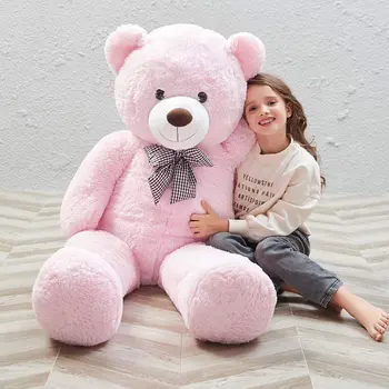 New Sosire Gigant Ursuleț De Pluș Jucarii Pentru Fete Umplute Papusa Moale Mare Unstuffed Strat Gol Piele De Urs Copii, Cadouri De Ziua Îndrăgostiților