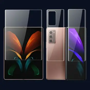 Pentru Samsung Galaxy Z Fold 2 5G Fata Spate Hidrogel Film HD Complet Capacul Transparent Soft TPU Screen Protector Anti-Amprente