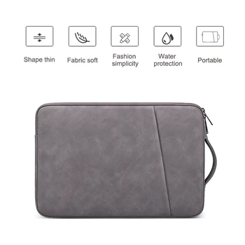 Manșon Notebook Macbook Caz pentru Laptop 15.4 14.1 13.3 inch Afaceri Impermeabil Geanta de Laptop Pentru ASUS, HP, Acer Xiaomi, Lenovo Dell