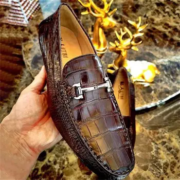 Pantofi barbati Nou pentru 2020 Bărbați de Înaltă Calitate din Piele Pu de Siguranță de Pantofi de Moda de sex Masculin Vinage Classic Loafer Pantofi Soulier Homme HC673