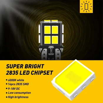 2 buc Super-Luminos W5W T10 Led Lampa Auto Interior Iluminat Lampa de Citit Dom Bec Pentru Toyota Corolla 150 Camry 40 Prado 120 150