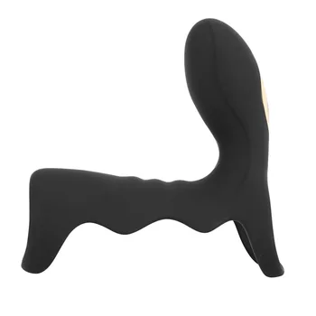 OLO 10 Viteza Intarziere Ejaculare Penis Inele Vibrator din Silicon Stimularea punctului G Masculin Masturbari Jucarii Sexuale pentru Barbati