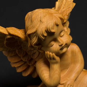 8CM Cupidon Statuie de Înger Iubitor Fel Înger Aripa Statuia lui Cupidon Isus, Buddha Decor Dragoste Sfântă pentru Decor