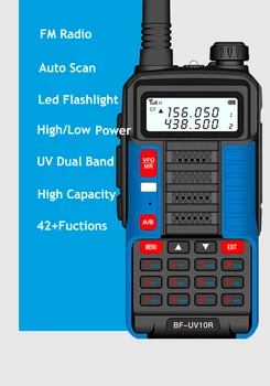 Baofeng BF-UV 10R Două Fel de Radio cu Rază Lungă Walkie Talkie Dual Band CB Radio HF Transceiver VHF Marine Radio BF UV10R Plus