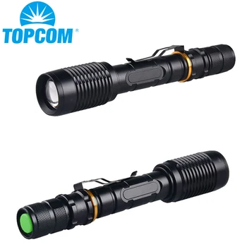 TOPCOM 5-Modul Tactic Lanterna Police de Mare Putere 10W Zoom Alb de Lumină Torță XML-T6 LED Lanterna Pentru Vanatoare, Ciclism, Camping