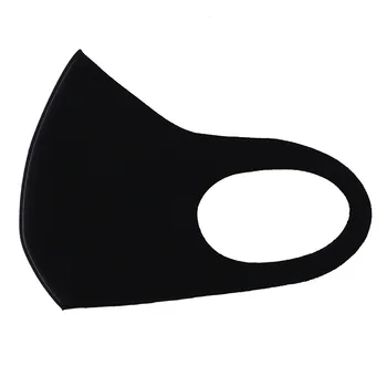 6Pcs Lavabil Clema Față Mască de Respirație Ciclism Anti Praf de Mediu Gura Masca de Respirat de Moda Masca Neagra