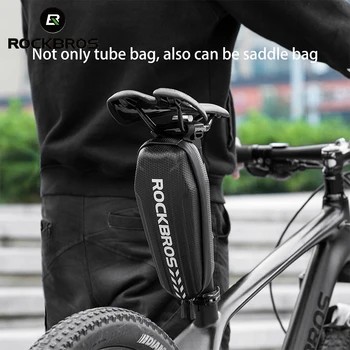 ROCKBROS Coajă Tare de Cadru de Biciclete Fata Tub Sac Impermeabil MTB Rutier Biciclete Pliabile Top Tube/Șa Sac de Mare Capacitate, Saci de Depozitare