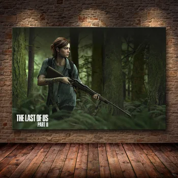 Ultimul Dintre Noi Joc Poster de Imprimare Zombie Survival Horror Actiune HD Poster Canvas Tablou Modern Decor Acasă pentru Arta de Perete