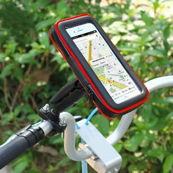 Motociclete biciclete Biciclete Suport de Telefon Mount Bracket suport Cu Fermoar Impermeabil Caz pentru iPhone Xs Max pentru Samsung Note9 S9 Plus