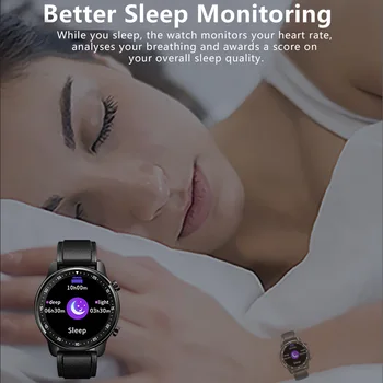 2020 Muzica Sport Ceas Barbati apelare Bluetooth ecran tactil Complet rezistent la apa Smartwatch Rata de Inima Fitness Tracker sport watchs +Cutie