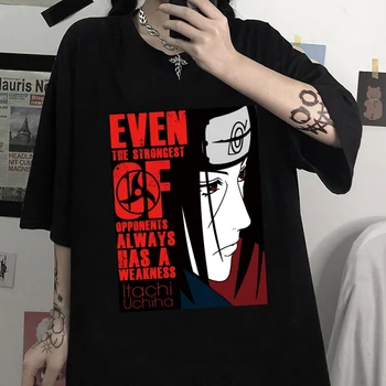 Barbati Tricou Naruto, Itachi Uchiha Harajuku Rece Unisex T Shirt Anime Tipărite Plus Dimensiune Streetwear T-shirt