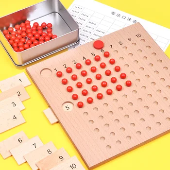 Matematica Jucarii pentru Copii Montessori Educația Timpurie Jucărie din Lemn de Adunare și Scădere Calcul Matematic Copii Eductional