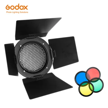 Accesorii Flash Godox BD-03 4 Culoare bucata Grila Fagure Usa de Hambar pentru Studio Foto Blitz Godox K-150 K-180 250SDI 300SDI E250
