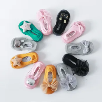2019 Fund Moale Confortabil anti-alunecare Copil Primul Copil de Pietoni Infant Toddler șosete Băieți Fete Casual Pantofi ochiurilor de Plasă