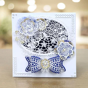 Flori Decorative Scobite de Tăiere de Metal Moare Suprapus Scobite Florile Mor Reduceri Pentru Card Face DIY Noi 2019 Carduri Meserii