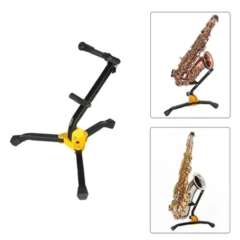 Pliabil Saxofon Tenor Stativ Saxofon Alto Metal Suport De Podea Suport Trepied Accesorii Instrument De Suflat Din Lemn