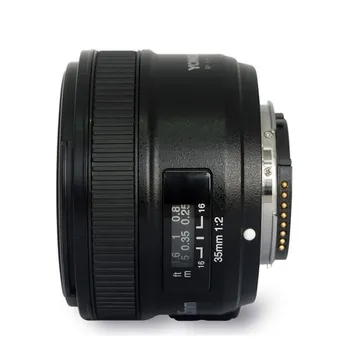 YONGNUO YN35mm F2.0 F2N Wide-angle AF/MF Focalizare Fixă pentru Nikon F Mount D7100 D3200 D3300 D3100 DSLR D90 Camera de 35mm