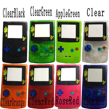 Galyme Monștri de Buzunar Versiune Shell Multi-Culoare Butoane de Locuințe Înlocui Pentru GameboyColor GBO DMG Consolă de jocuri Boy Color Caz