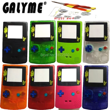 Galyme Monștri de Buzunar Versiune Shell Multi-Culoare Butoane de Locuințe Înlocui Pentru GameboyColor GBO DMG Consolă de jocuri Boy Color Caz