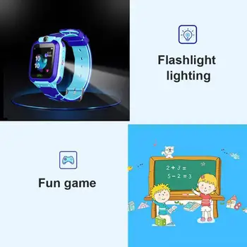 Rezistent la apa Q12B Ceas Inteligent Multifuncțional pentru Copii Ceas Digital Baby Ceas Telefon Pentru IOS Android Jucărie pentru Copii Cadouri