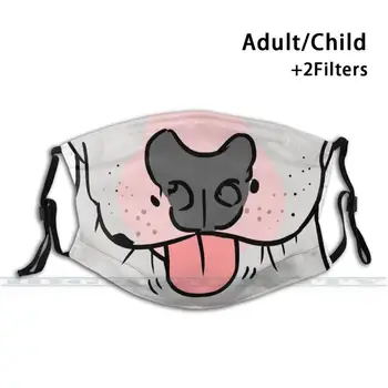 Jimmy Masca Limba De Imprimare De Moda Reutilizabile Amuzant Pm2.5 Filtru De Gura Masca De Fata Jimmy Mască De Taur Bull Terrier