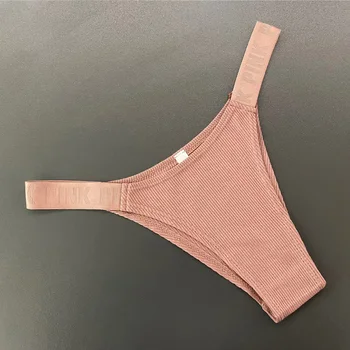 Femei lenjerie sexy litere tricotate confort tanga potrivit pentru respirabil tanga moda joase pantaloni scurți, chiloți T pantaloni