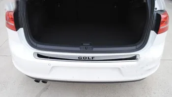 Din Oțel inoxidabil Bara Spate Protector Guard plate Trim Fit Pentru VW Golf 6 Mk6 GTI 2009-2012