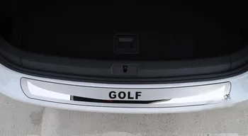 Din Oțel inoxidabil Bara Spate Protector Guard plate Trim Fit Pentru VW Golf 6 Mk6 GTI 2009-2012