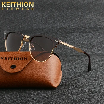 KEITHION 2019 Polarizate Semi-fără ramă de ochelari de Soare Femei/Bărbați Vintage Orez Unghii UV400 Clasic de Ochelari de Brand Designer de Ochelari de Soare
