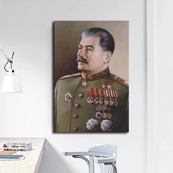 Iosif Stalin Portret HD de Perete de Arta Canvas Postere, Printuri Pictura pe Perete Imagini Giclee Pentru Living Modern Decor Acasă opera de Arta