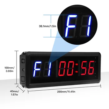 Programabile de Formare Timer Display LED cu Temporizator Ceas de Perete cu Telecomanda pentru Sala de Fitness de Formare 5V Conta în Jos ceas