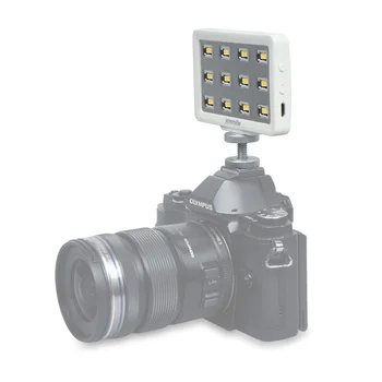 Video cu LED-uri de Lumină Commlite CM-PL12 II Mare CRI>95 Super-luminos Portabil Multi-functional Mini Lumina Video pentru camera Smartphone