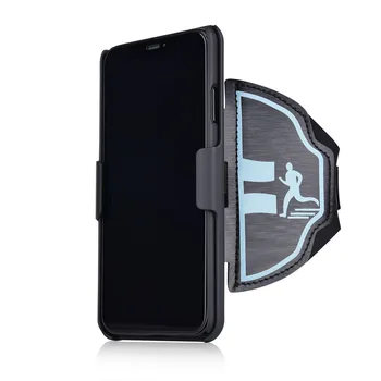 Rularea Sport Caz Armband pentru IPhone X XR XS MAX 11 Pro 7 8 Plus Suport de Telefon Brațul Trupa Kickstand Înapoi Caz Shell