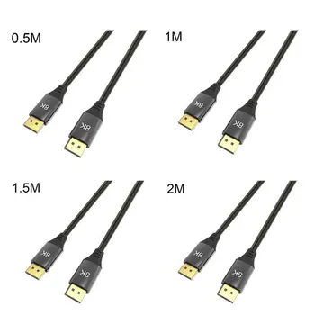 Fierbinte DP Cablu 8K HD Clare Display Port Cablu DP1.4 0,5 M/1M/1,5 M/2M De TV Monitor de Calculator Videoproiector
