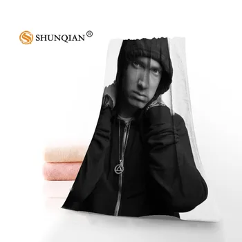 Fierbinte Personalizate Eminem Prosop Din Bumbac Imprimat Fata/Prosoape De Baie Din Microfibra, Tesatura Pentru Copii Barbati Femei Duș, Prosoape A7.24-1