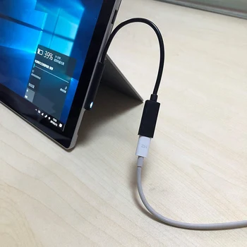 0,2 M Feminin USB-C Cablu de Încărcare pentru Surface Pro 6/5/4/3 Suprafață Laptop 1/2, 45W 15V PD Cablu de Încărcare