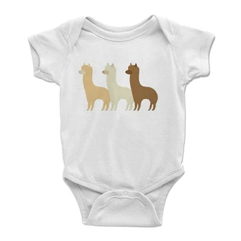 Fetita romper salopeta nou-născut de imprimare de moda alpaca model de vara respirabil o piesă salopeta pentru baieti si copii