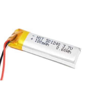 3.7 V 220mAh Litiu-Polimer LiPo, li-ion Baterie Reîncărcabilă 501240 Pentru Mp3 MP4 MP5 GPS PSP bluetooth căști electronice parte