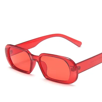 Mici ochelari de Soare Femei de Moda Oval ochelari de Soare Vintage Verde Roșu Ochelari Doamnelor Stil de Călătorie UV400 Ochelari de protecție